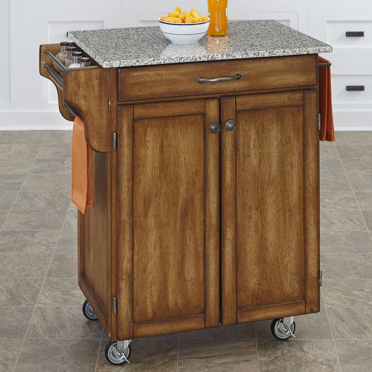 Red Barrel Studio® Savorey 32.5'' Wide Rolling Kitchen Cart with
